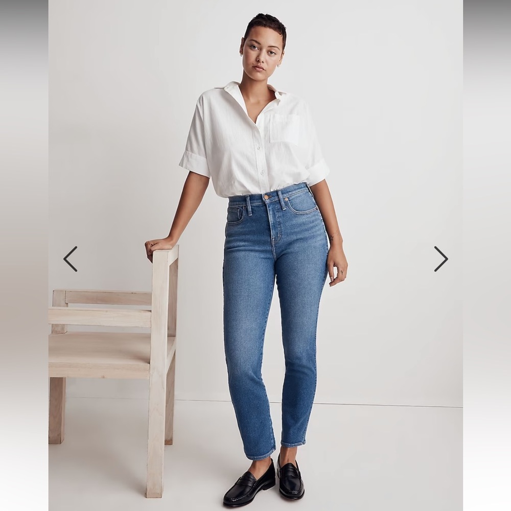 Madewell Petite Curvy Stovepipe Jeans